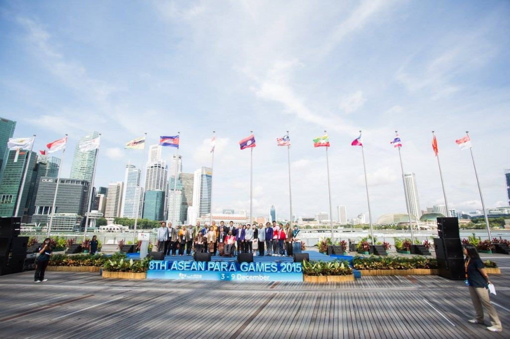 Singapore 2015 welcome ASEAN Para Games athletes with Village ceremony