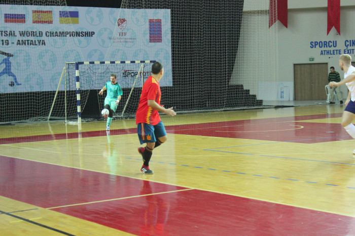 Spain defeated Japan at the IBSA Partially Sighted Football World Championship ©Futsal Turkey