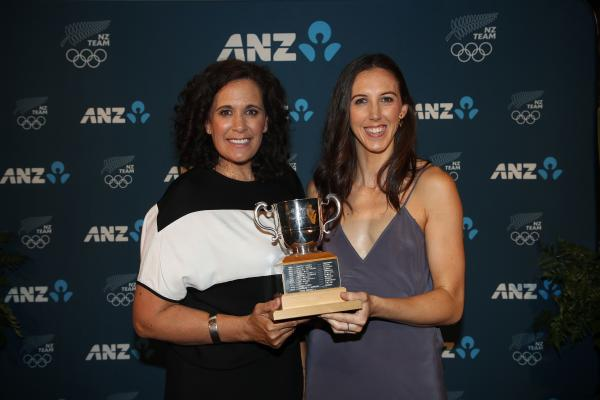 New Zealand's netball team were awarded the Lonsdale Cup by the New Zealand Olympic Committee ©NZOC