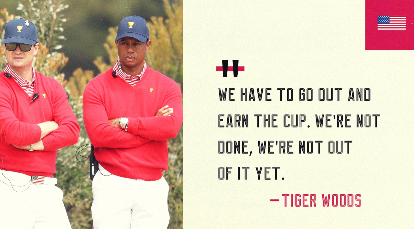 The pressure is already on United States captain Tiger Woods ©Presidents Cup