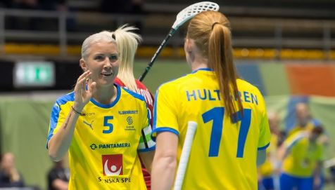 Sweden sweep to semi-final place at Women's World Floorball Championships