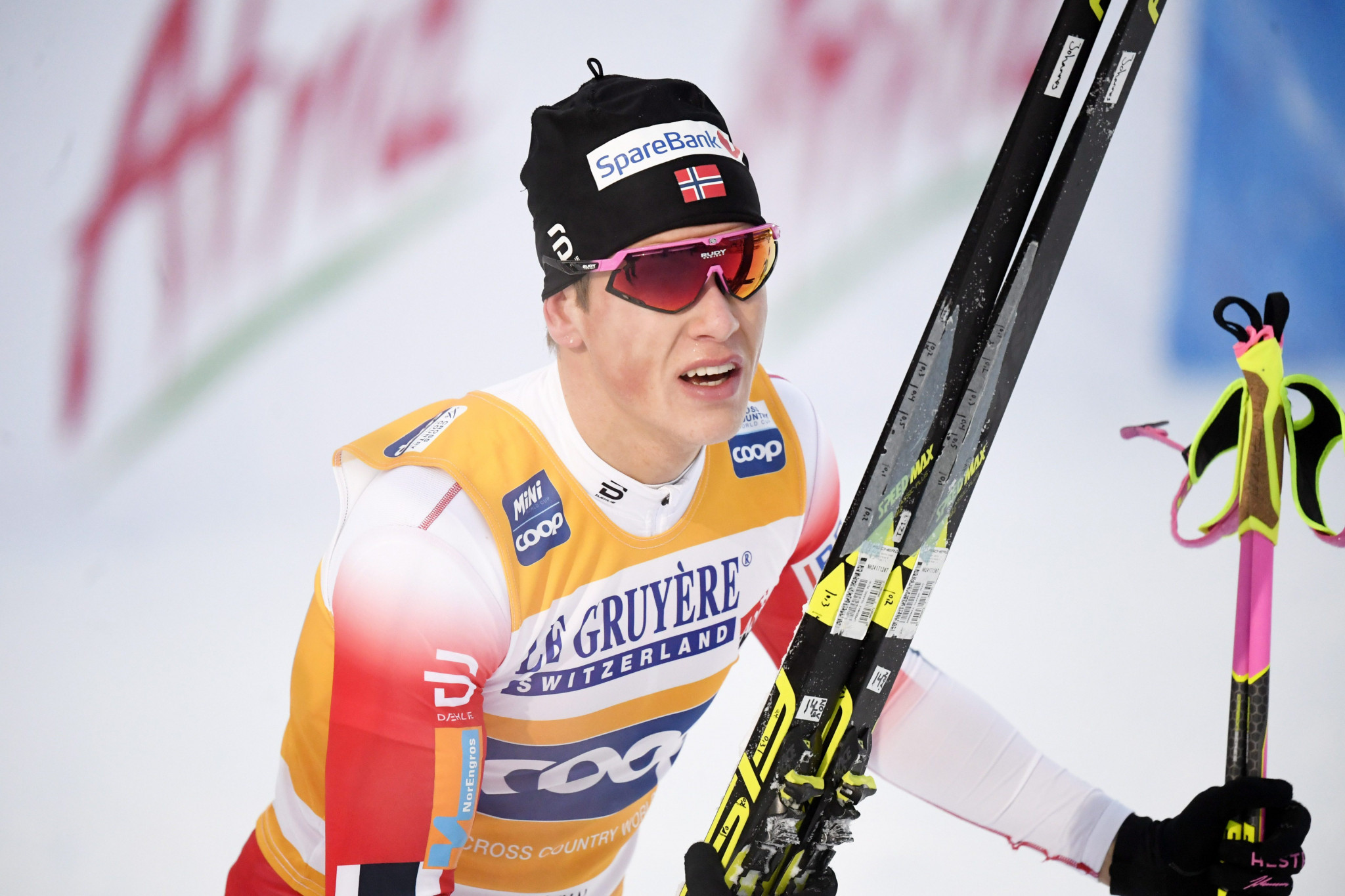 Norway's Johannes Høsflot Klæbo will aim to recover from a disappointing result in Lillehammer ©Getty Images