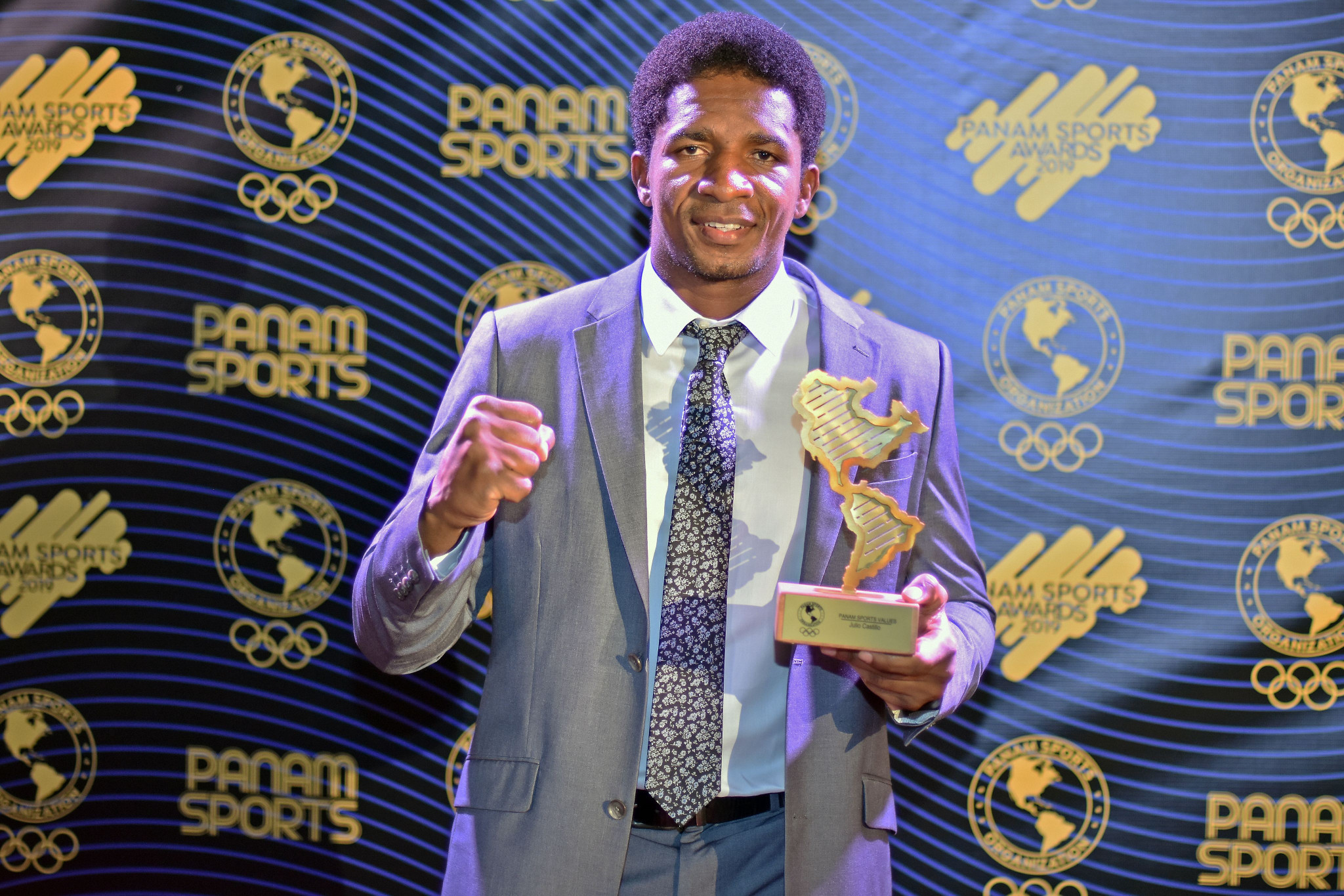 Ecuadorian boxer Julio Castillo was named winner of the Panam Sports Values Award ©Getty Images