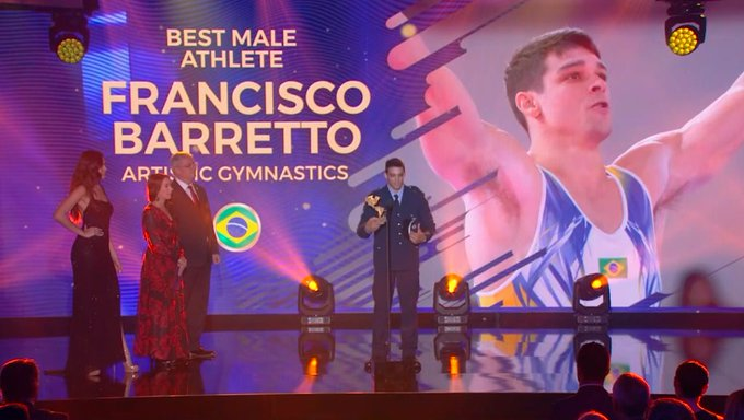 Brazil's Francisco Barretto was crowned best male athlete ©Twitter/COP_Peru