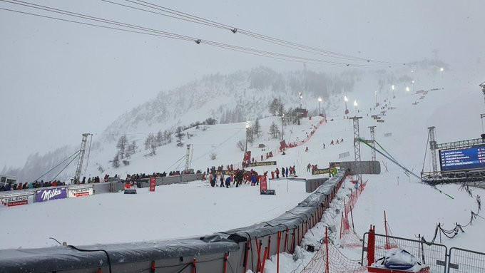 The slalom in Val d’Isère has been cancelled because of high winds ©FIS
