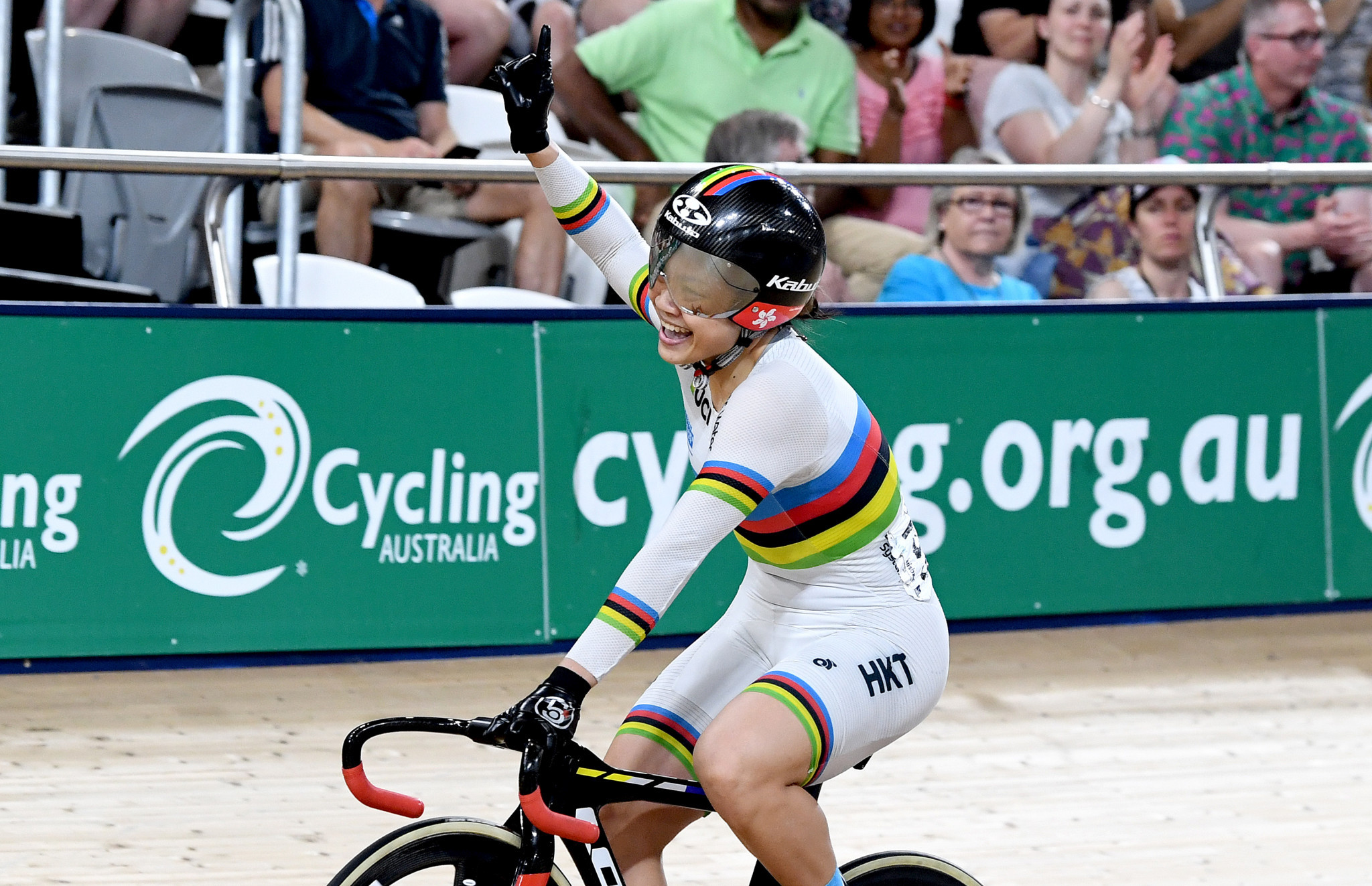 Lee overcomes home favourite at UCI Track Cycling World Cup in Brisbane