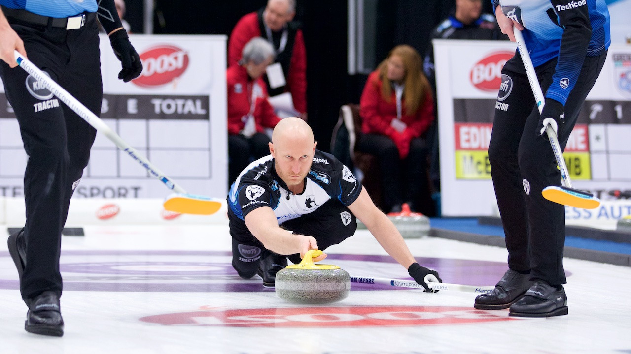 Team Brad Jacobs reached the men's final of the Boost National ©GSOC