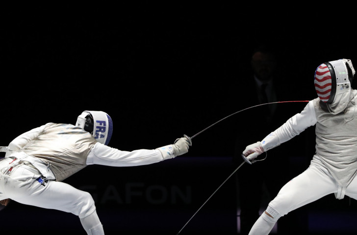 France's individual men's foil world champion Enzo Lefort played a key part in the team victory ©Getty Images