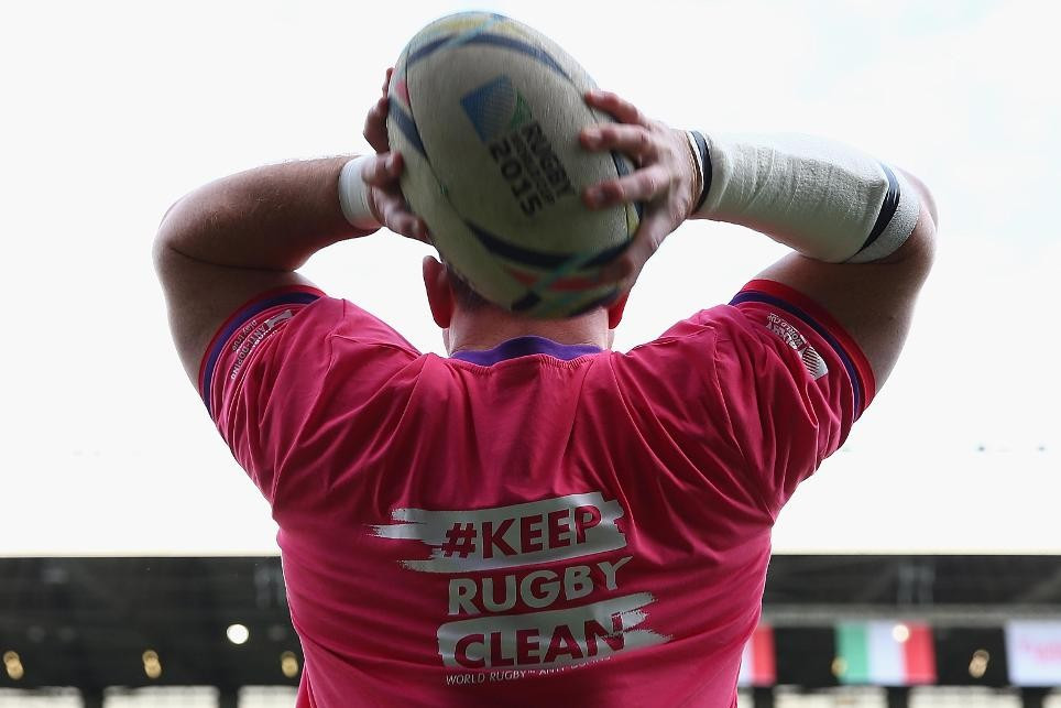 No positive doping tests were recorded during the England 2015 Rugby World Cup ©World Rugby