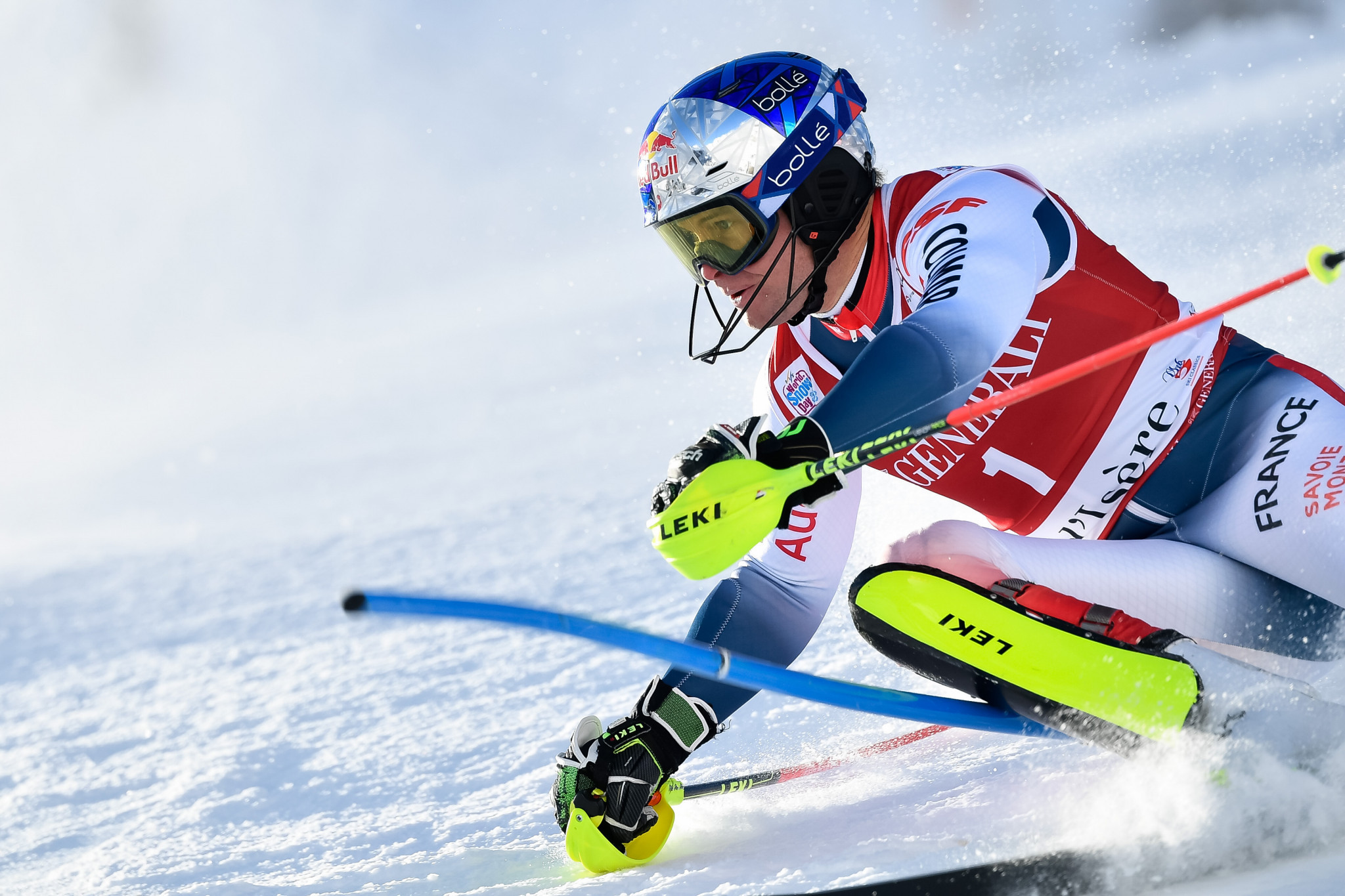 Pinturault delivers home victory in rescheduled slalom at FIS Alpine Skiing World Cup