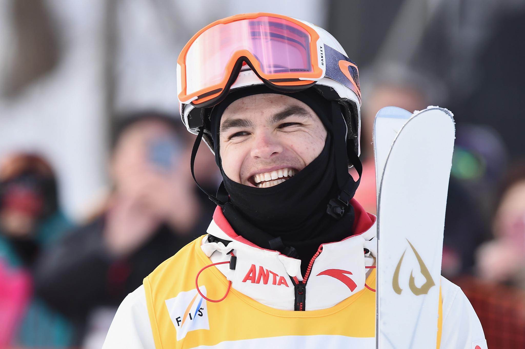 Mikael Kingsbury won the men's dual moguls event at the FIS Freestyle Ski World Cup ©Getty Images