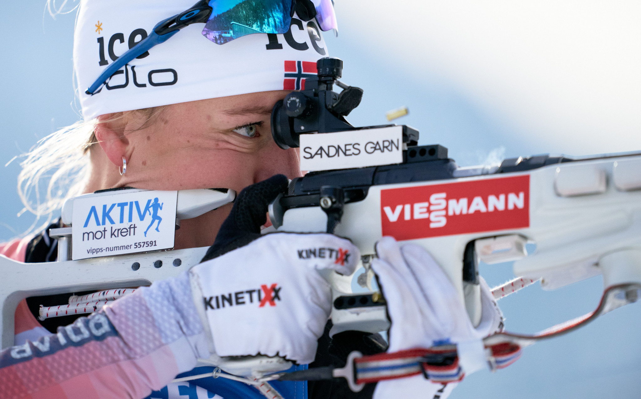 Tiril Eckhoff of Norway claimed her first pursuit victory in Hochfilzen ©Getty Images