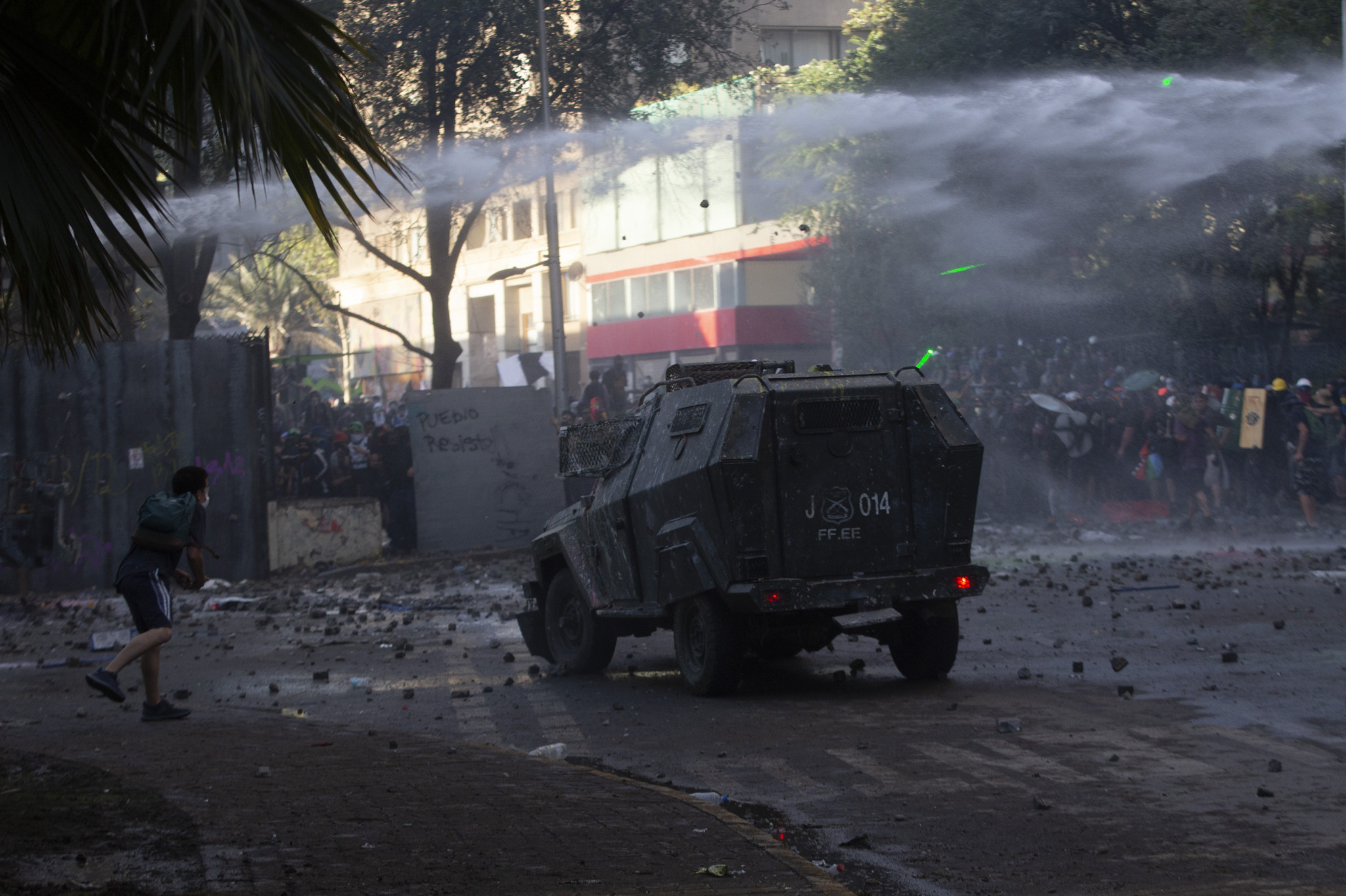 Chile has been hit by social unrest in recent months with protests against the country's Government ©Getty Images