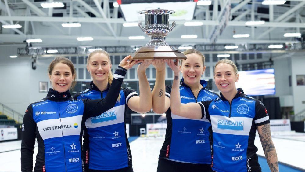 Team Anna Hasselborg of Sweden won the Boost National women's title ©GSOC
