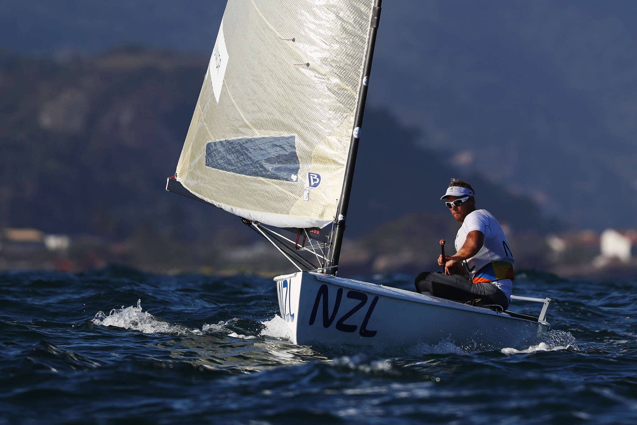New Zealand's Josh Junior has taken a 14-point lead in the Finn Gold Cup overall standings ©Getty Images