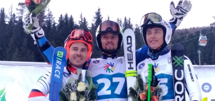 Italy's Giacomo Pierbon is flying high at his home Winter Deaflympics ©Deaflympics 2019