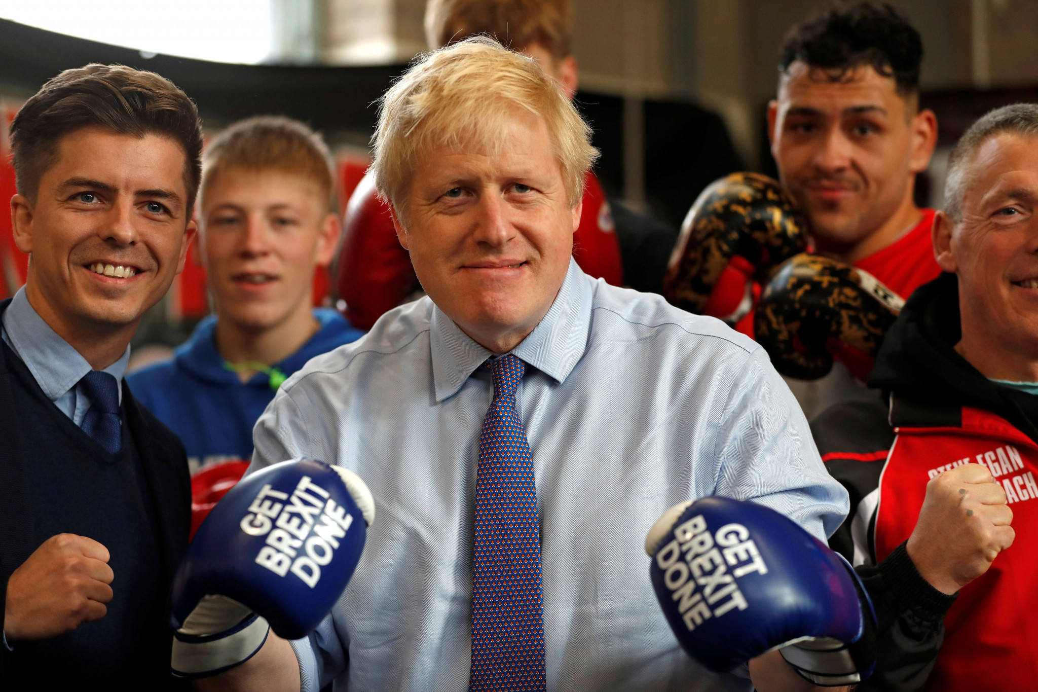 Boris Johnson doesn't know the names of many boxers, but claims to enjoy the sport ©Getty Images