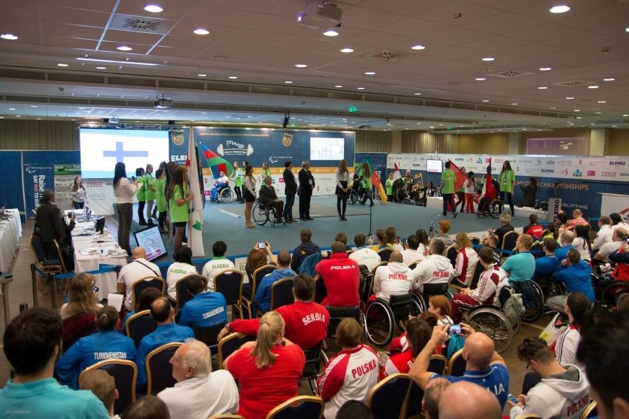 British charity Kit Us Out provided suits to Armenia's Harut Mkhitaryan and Greta Vardanyan at the European Open Championships in Eger, Hungary ©Facebook/IPC Powerlifting