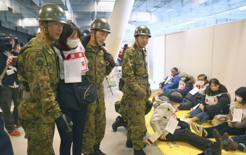 Tokyo 2020 organisers hold earthquake drill at gymnastics venue