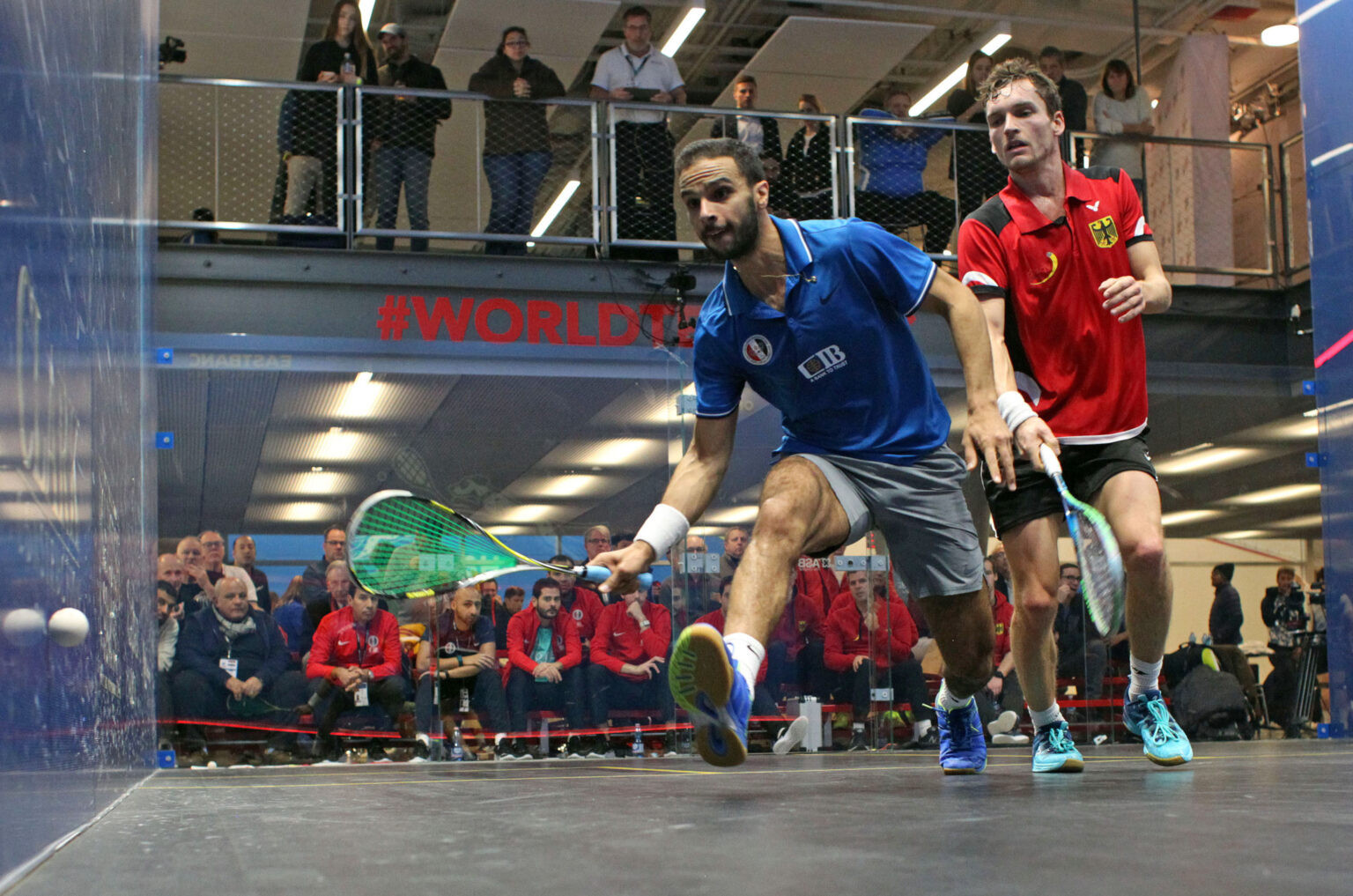 Mohamed Abouelghar clinched Egypt's win over Germany ©WSF