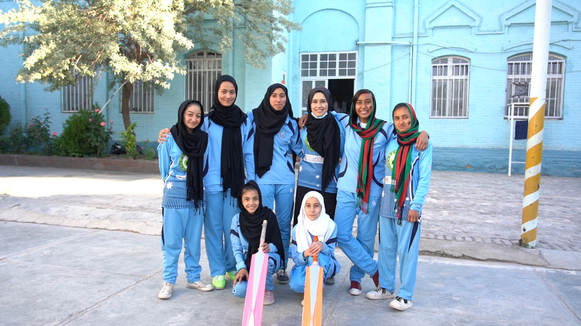 Money already raised by Unicef went to a girls' cricket project in Afghanistan ©Unicef