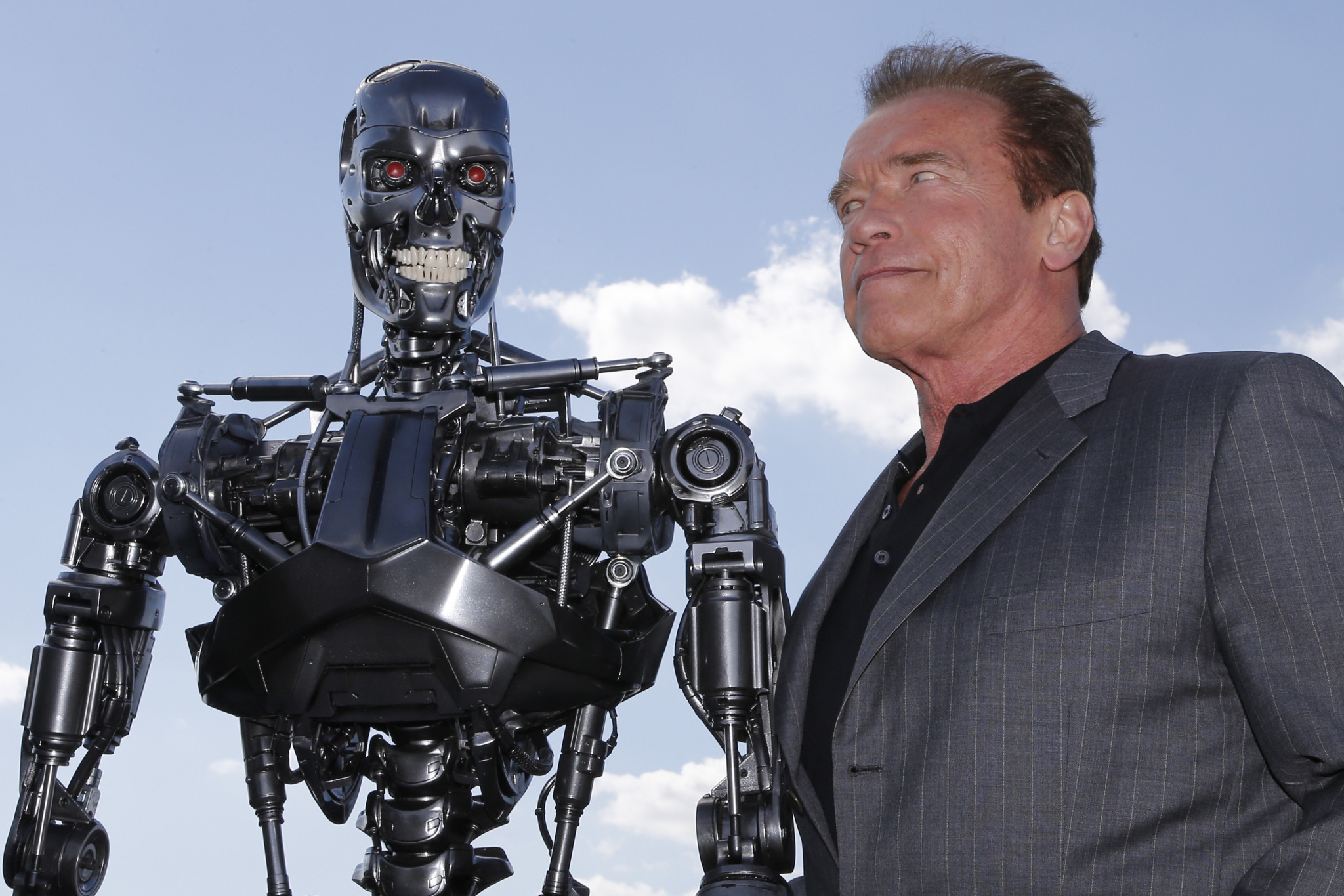 Former Mr Universe Arnold Schwarzenegger subsequently had a huge movie career, with The Terminator among his most famous films ©Getty Images
