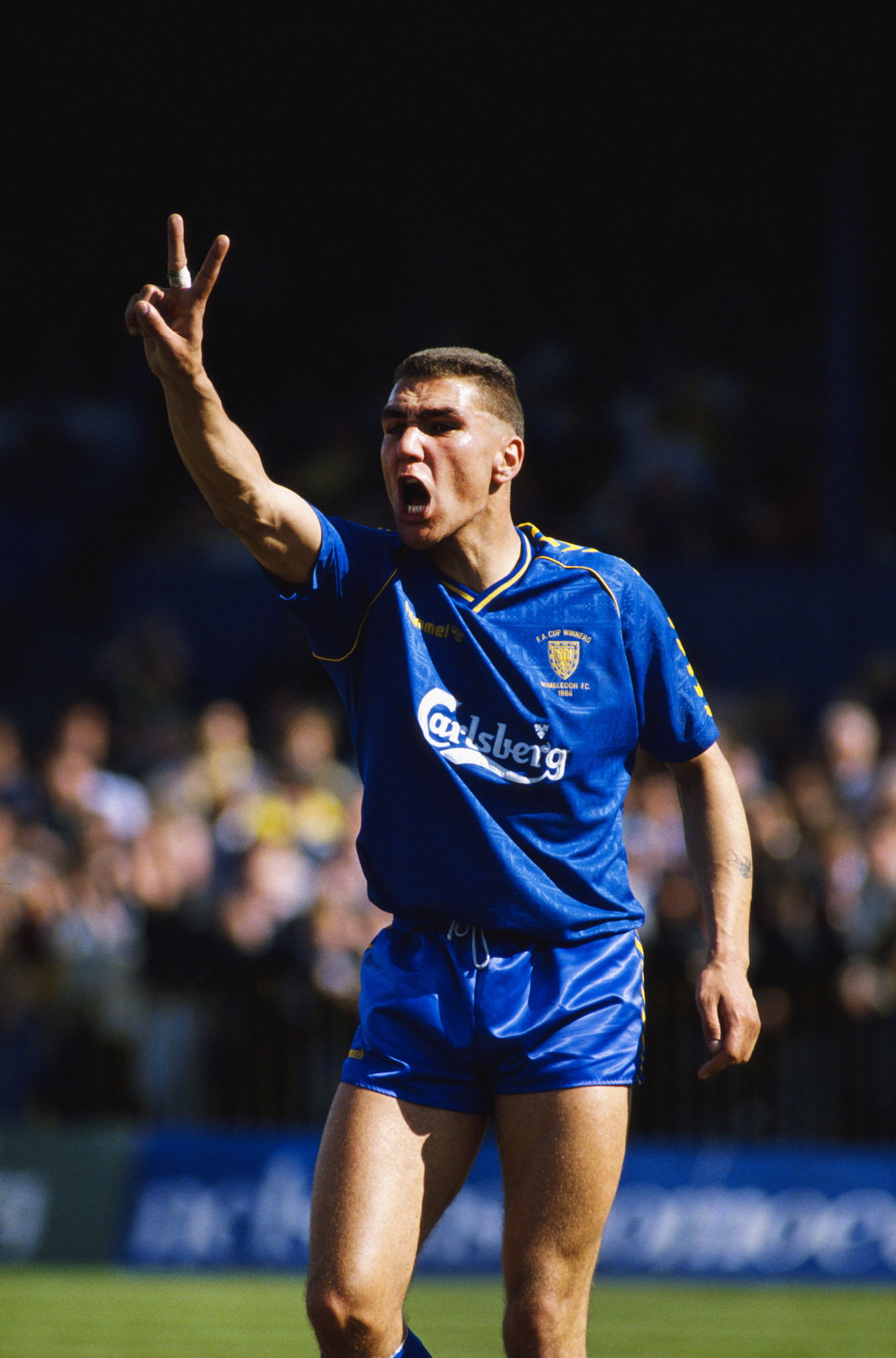 Vinnie Jones, who established a hard-man reputation playing for Wimbledon FC in the 1980s, has done the same in Hollywood movies ©Getty Images