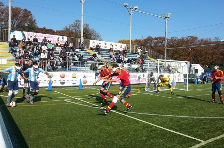 Tokyo hosted the IBSA Blind Football World Championships last year