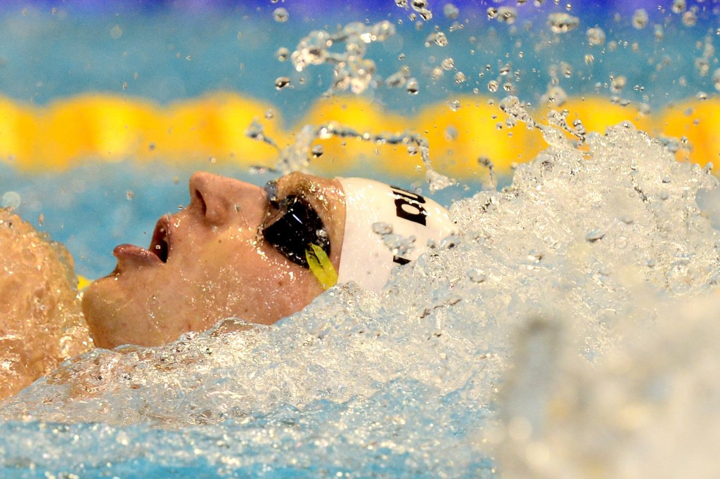 Poland's Radoslaw Kawecki won the men's 200m backstroke title