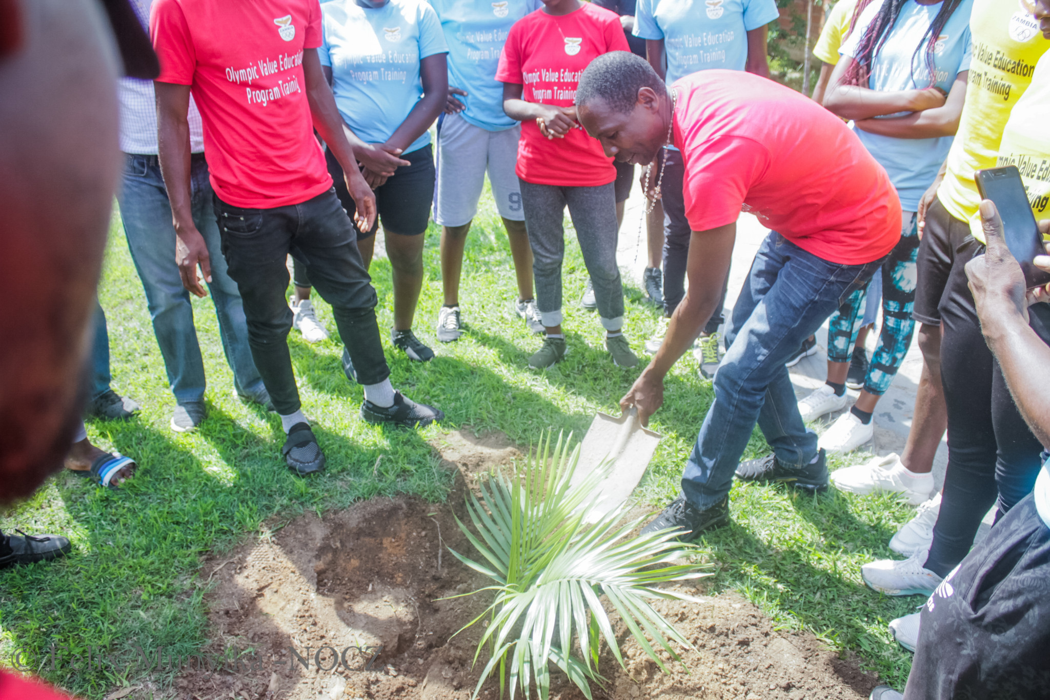 A tree-planting campaign was launched during one of the NOCZ sessions ©NOCZ