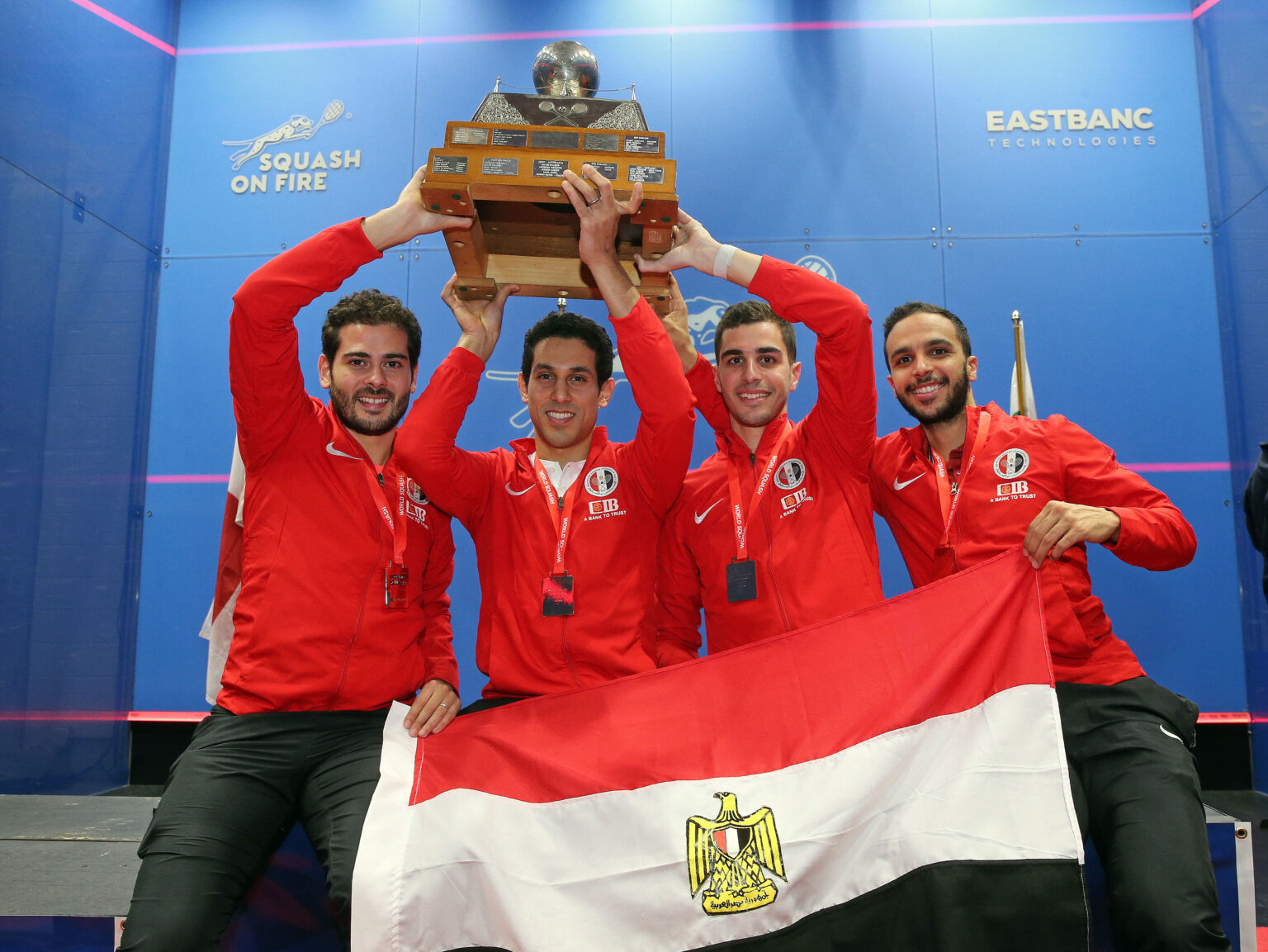 Egypt defended their Men's World Team Squash Championship title ©WSF
