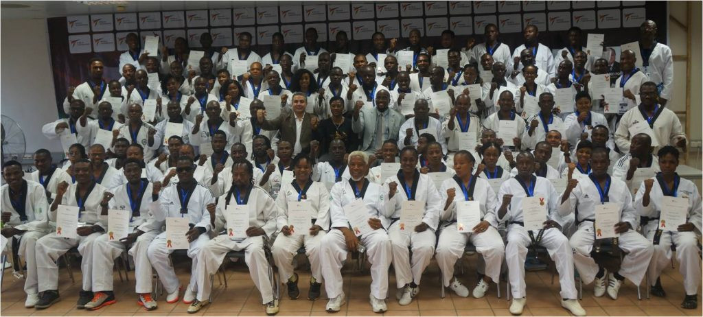 Taekwondo coaching course in Nigeria attracts over 100 participants