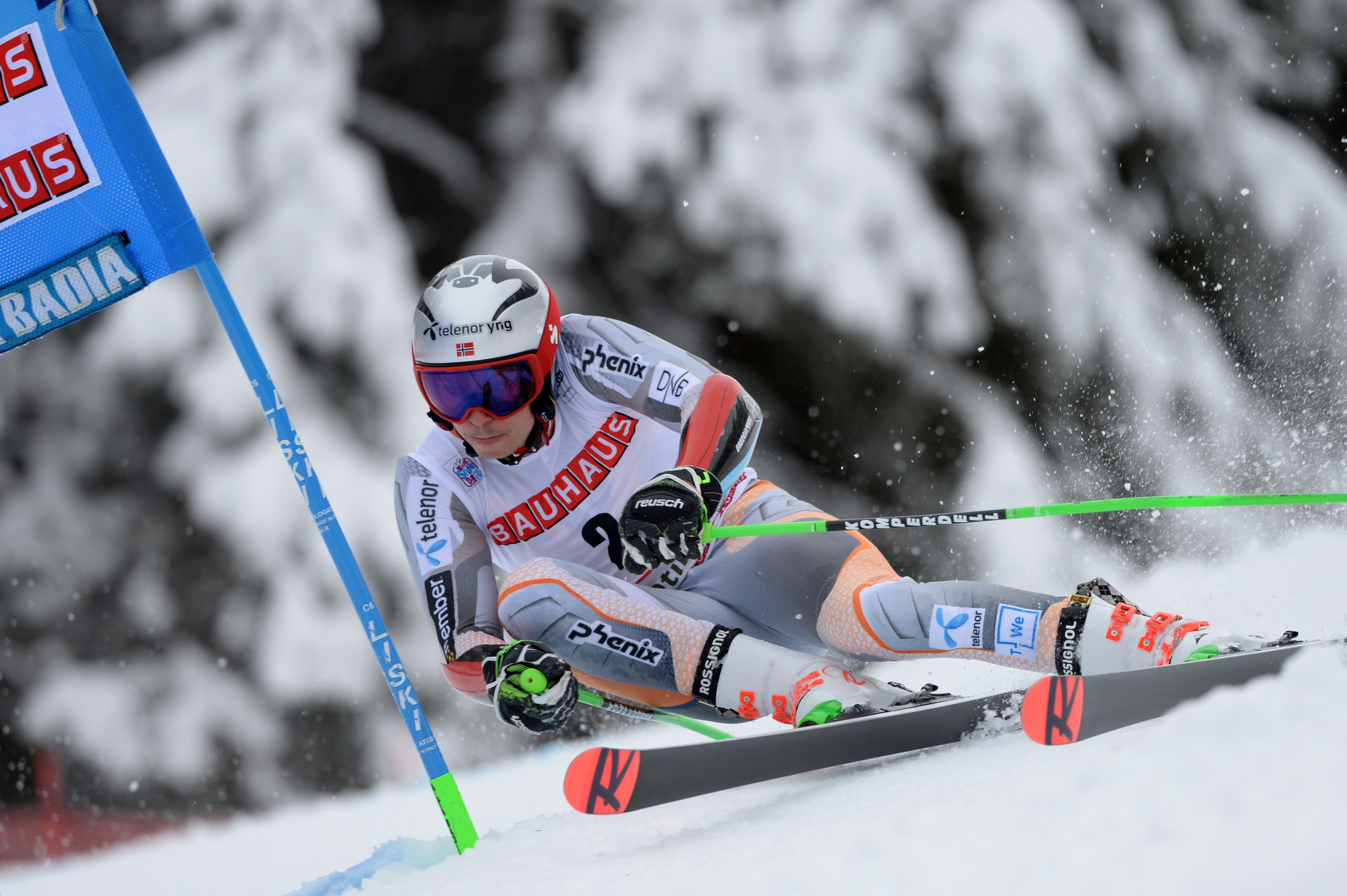 Henrik Kristoffersen leads the overall standings after his victory at Alta Badia ©Getty Images