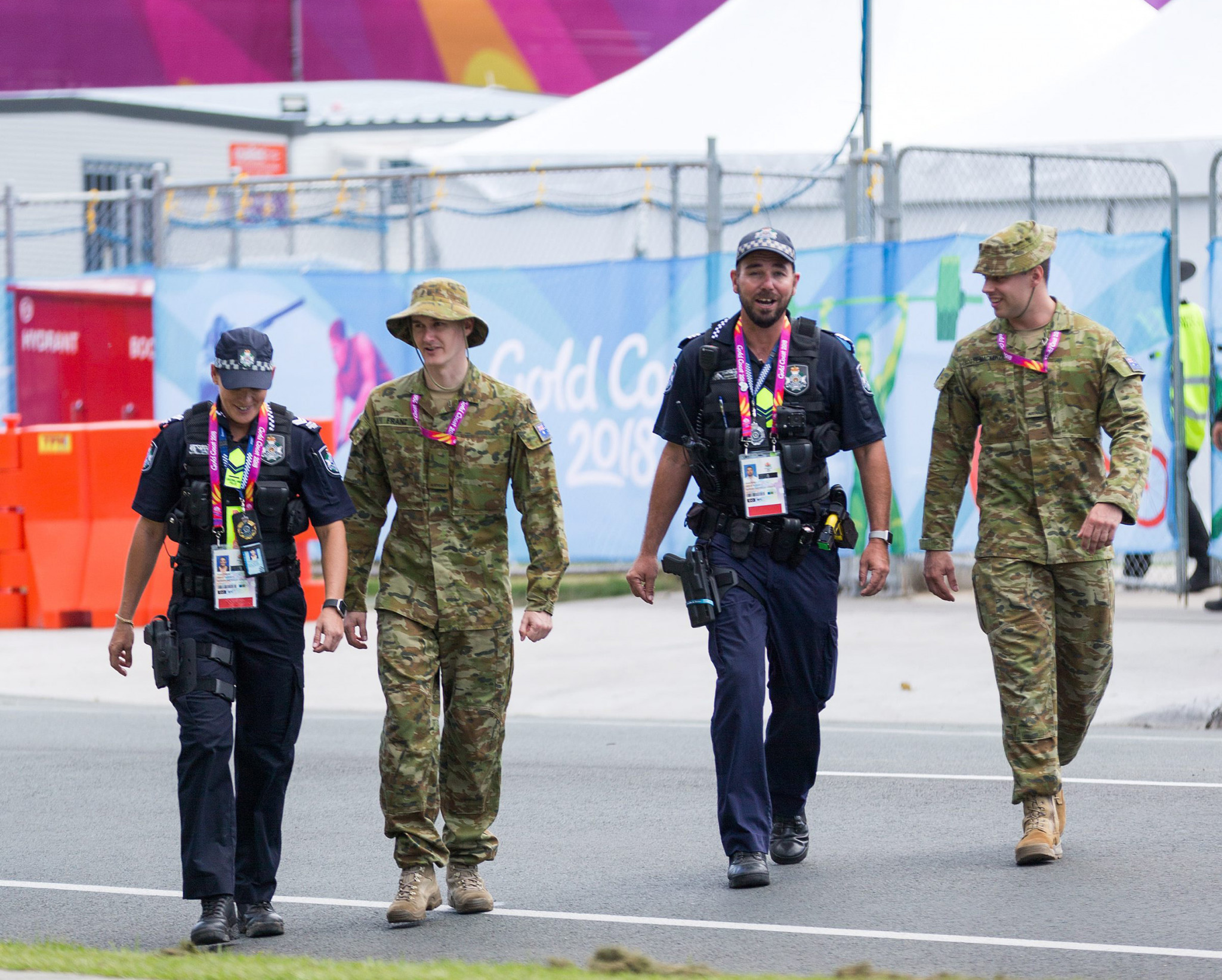 There were 3,700 police officers on duty during the 2018 Commonwealth Games in the Gold Coast ©Getty Images