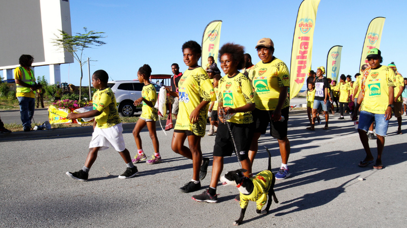 Trukai Industries Limited sponsor the annual fun run organised by the Papua New Guinea Olympic Committee ©PNGOC