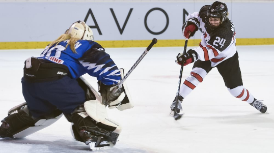 Canada are going well at the IIHF Under-18 Women's World Championship in Bratislava ©Steve Kingsman/HHOF-IIHF Images