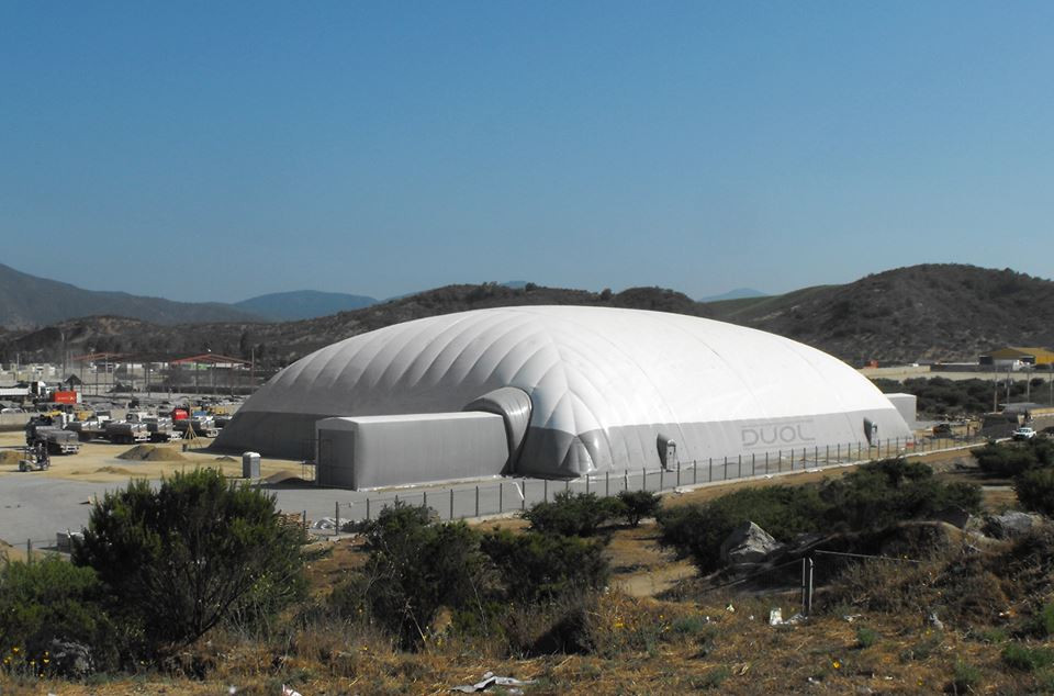 The domes manufactured by Slovenian company Duol will be used in four locations in Algeria ©Duol