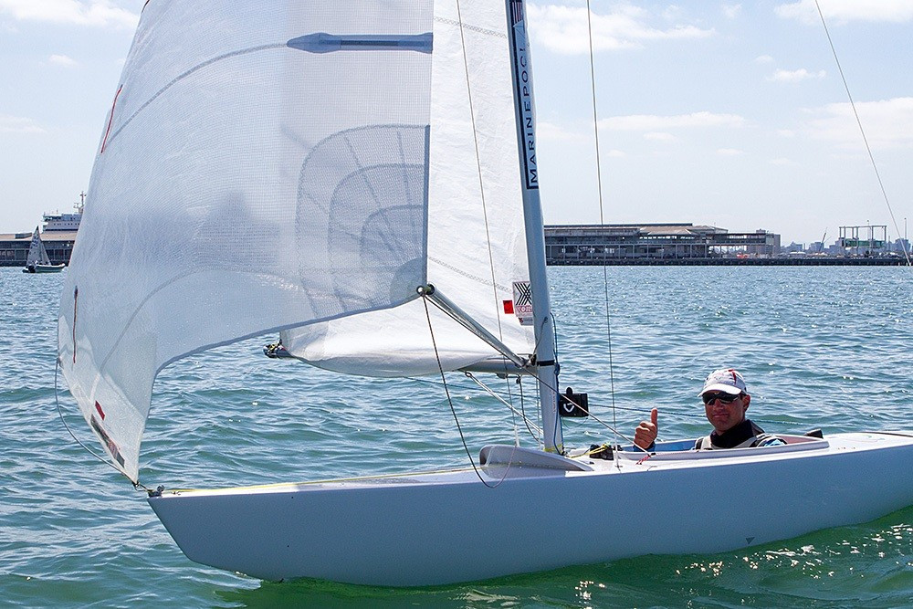 France's Damien Seguin claimed gold in the 2.4mR class