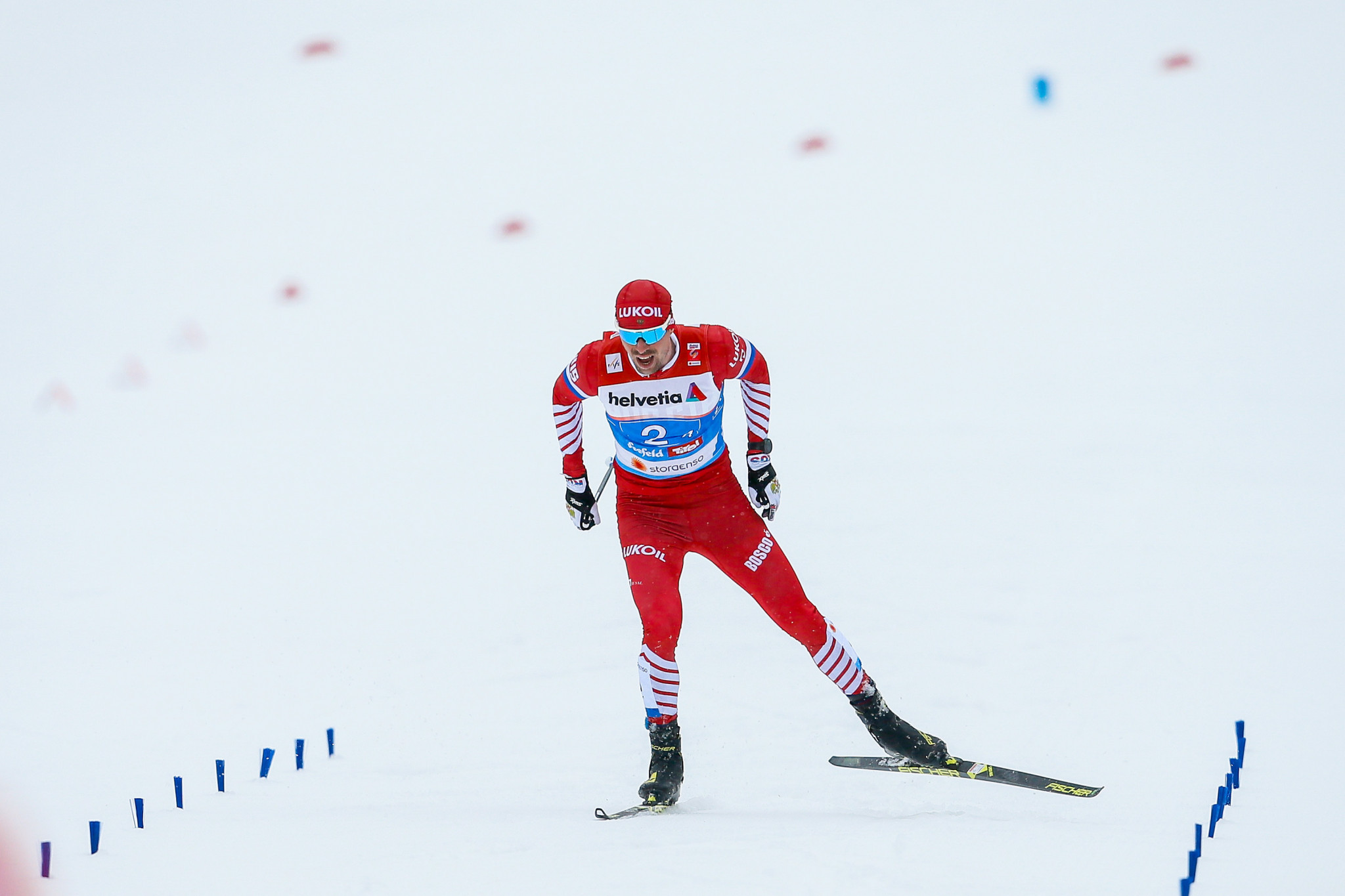 Sergey Ustiugov of Russia earned gold in the men's 15km interval start at the Tour de Ski ©Getty Images