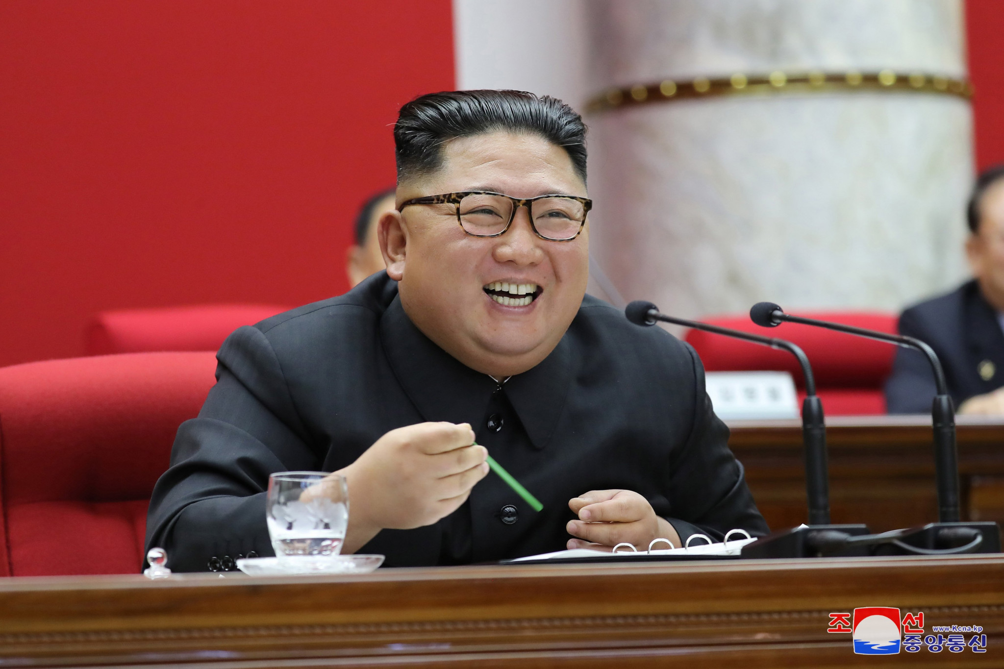 North Korea's chairman Kim Jong-un used his New Year's Day message to announce he planned to resume his country's nuclear programme and the launch of a “new strategic weapon” ©KCNA