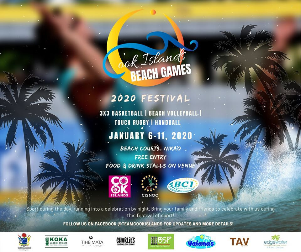 The Beach Games organised by Cook Islands Sports and National Olympic Committee will feature four sports ©Facebook