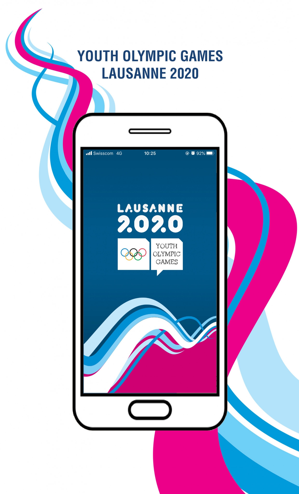 Lausanne 2020 launch mobile app
