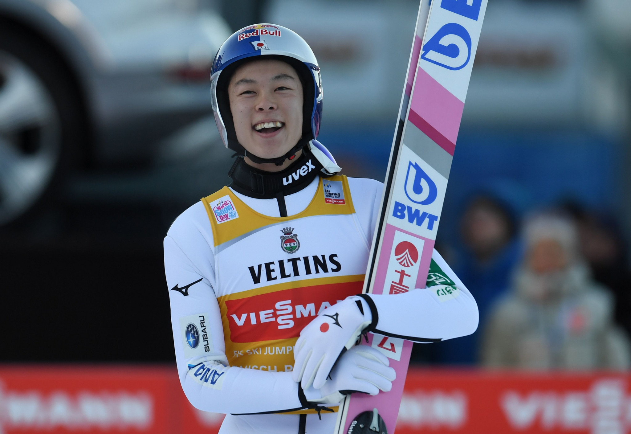 The unbeaten record of Japan's Ryoyu Kobayashi in the Four Hills Tournament came to an end in Garmisch-Partenkirchen as he had to settle for fourth place ©Getty Images