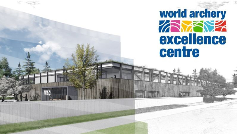 The logo of the new World Archery Excellence Centre in Lausanne has been launched ©World Archery