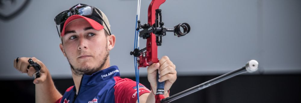 The United States' James Lutz is among the six archers vying for the Athlete of the Year award in men's compound ©World Archery