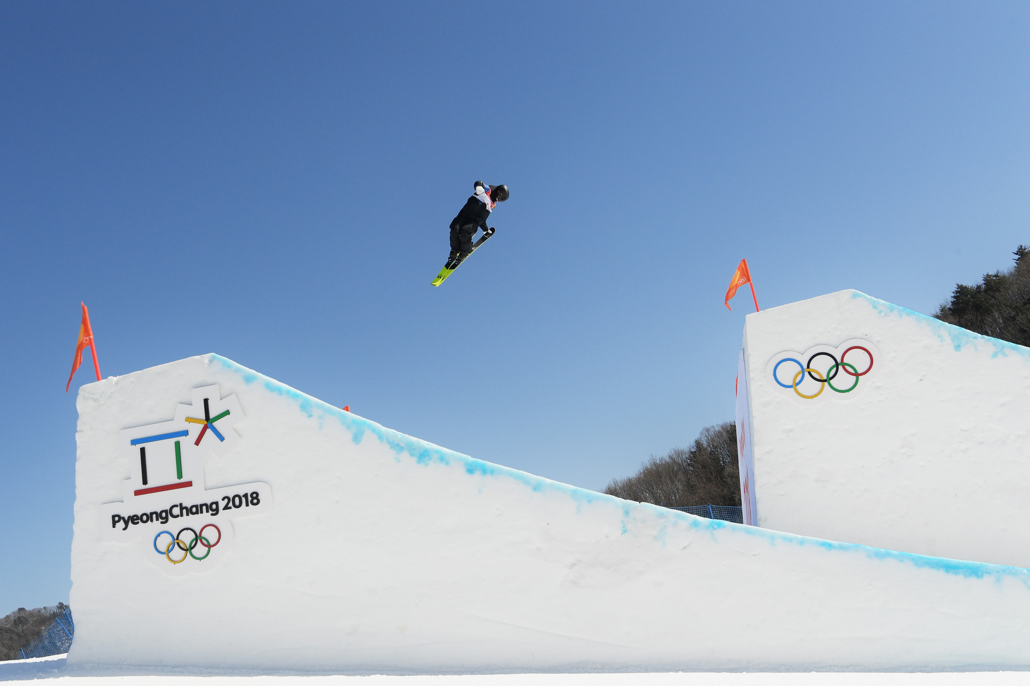 Jennie-Lee Burmansson finished eighth in the women's slopestyle final at the Pyeongchang 2018 Winter Olympic Games ©Getty Images