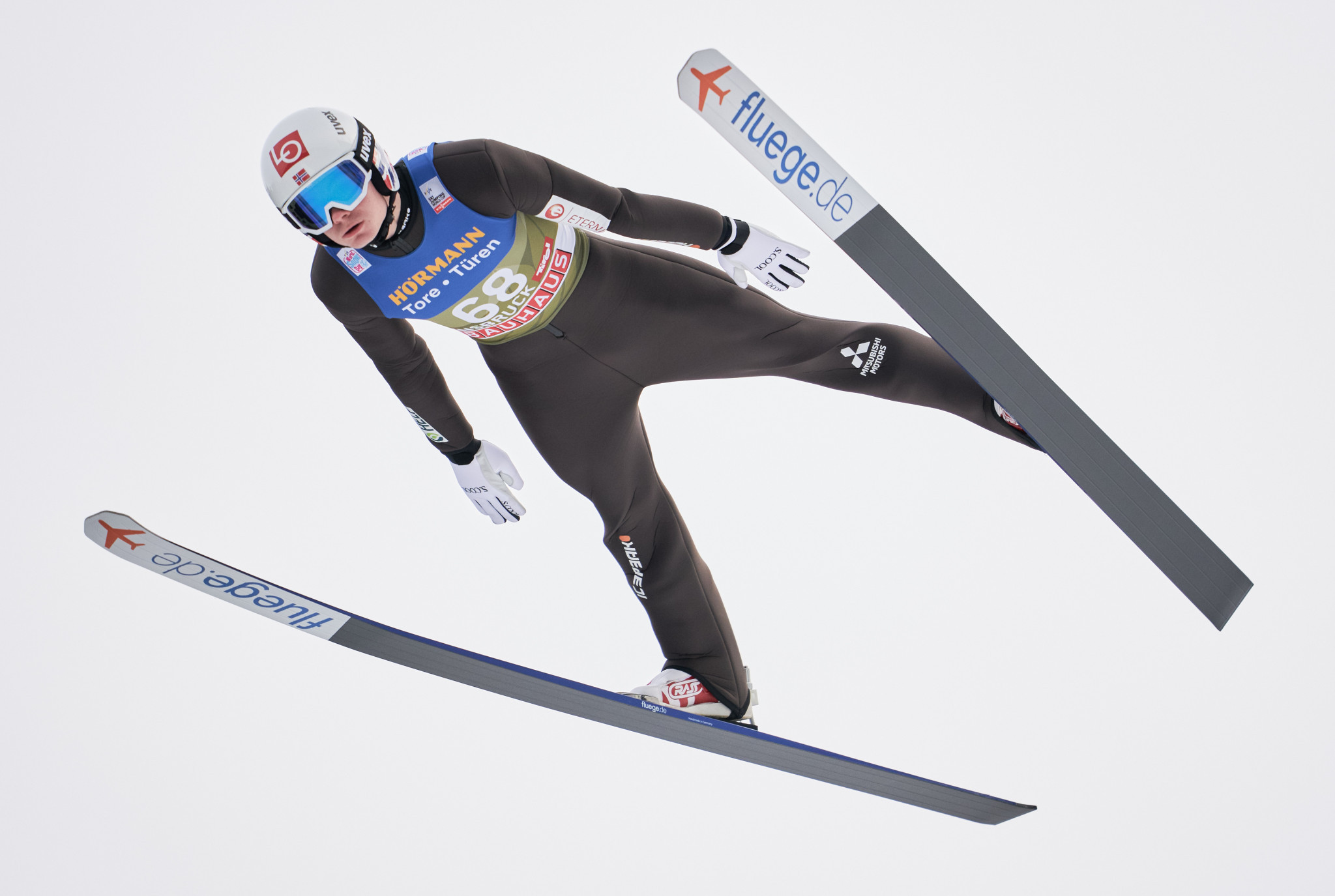 Marius Lindvik continued his good form in qualification for the Four Hills Tournament event in Innsbruck ©Getty Images