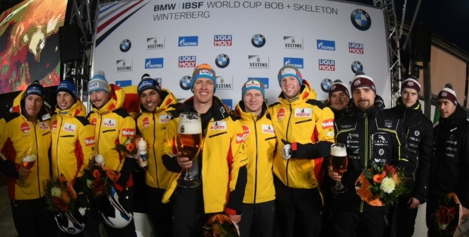 Friedrich secures first four-man victory of the season at IBSF World Cup
