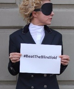 British Para-dressage rider launches campaign against blindfold rule ahead of Rio 2016