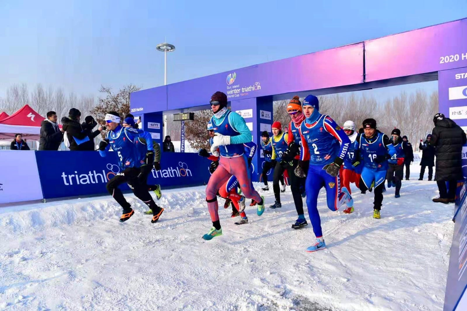 Harbin hosted the inaugural Winter Triathlon World Cup ©ITU